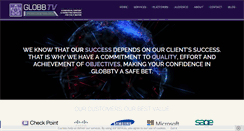 Desktop Screenshot of globbtv.com