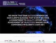 Tablet Screenshot of globbtv.com